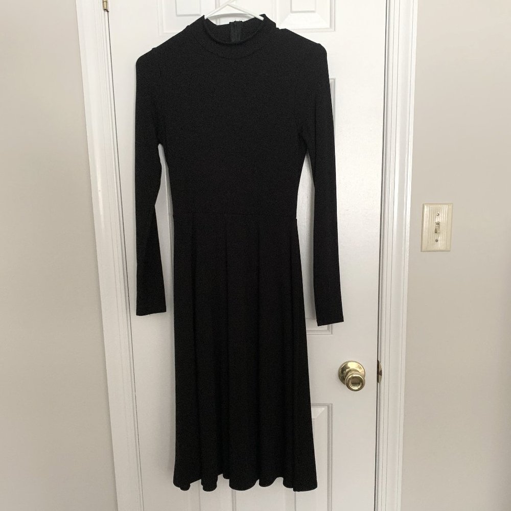 Long sleeve black dress from Lulus
